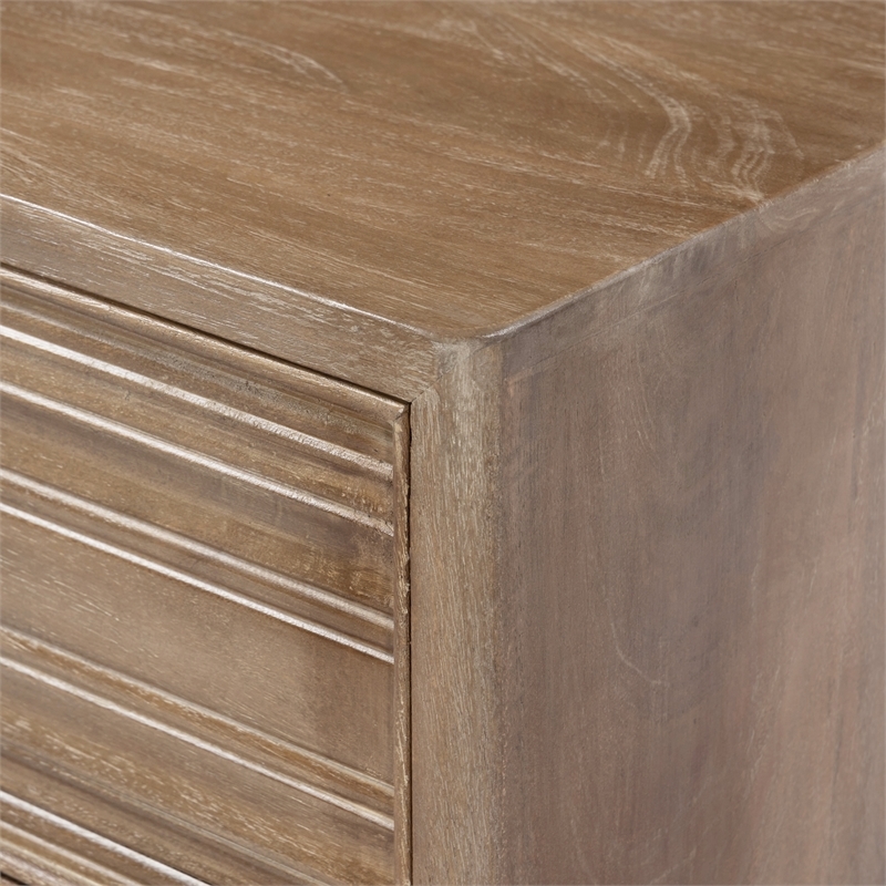 Carmenita Bedroom Set With 1 Dresser And 2 Nightstands In Rustic Light Brown