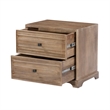 Carmenita Bedroom Set With 1 Dresser And 2 Nightstands In Rustic Light Brown