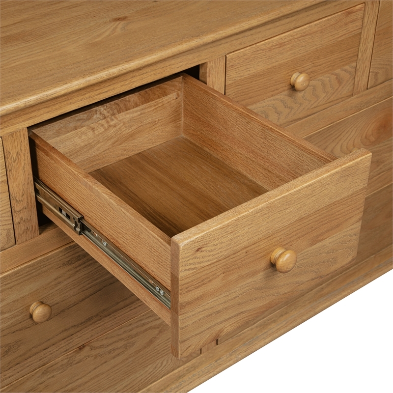 Astrid Bedroom Set With 1 Dresser And 2 Nightstands In Natural Finish