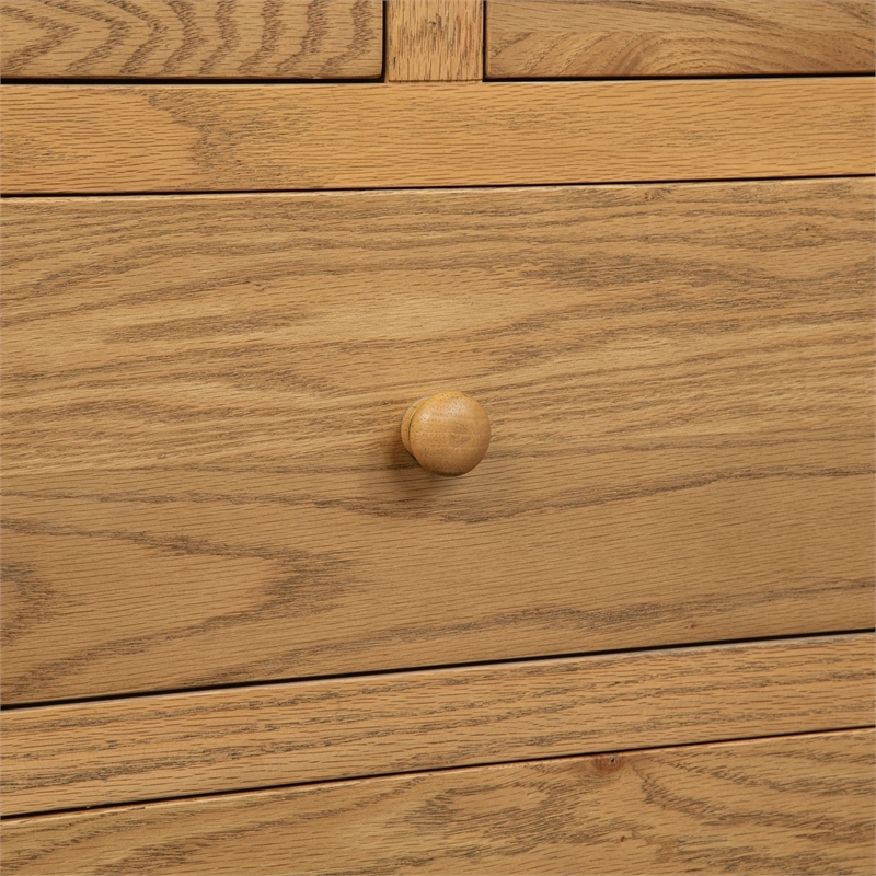 Astrid Bedroom Set With 1 Dresser And 2 Nightstands In Natural Finish