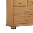 Astrid Bedroom Set With 1 Dresser And 2 Nightstands In Natural Finish