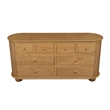 Astrid Bedroom Set With 1 Dresser And 2 Nightstands In Natural Finish