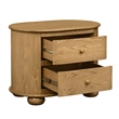 Astrid Bedroom Set With 1 Dresser And 2 Nightstands In Natural Finish