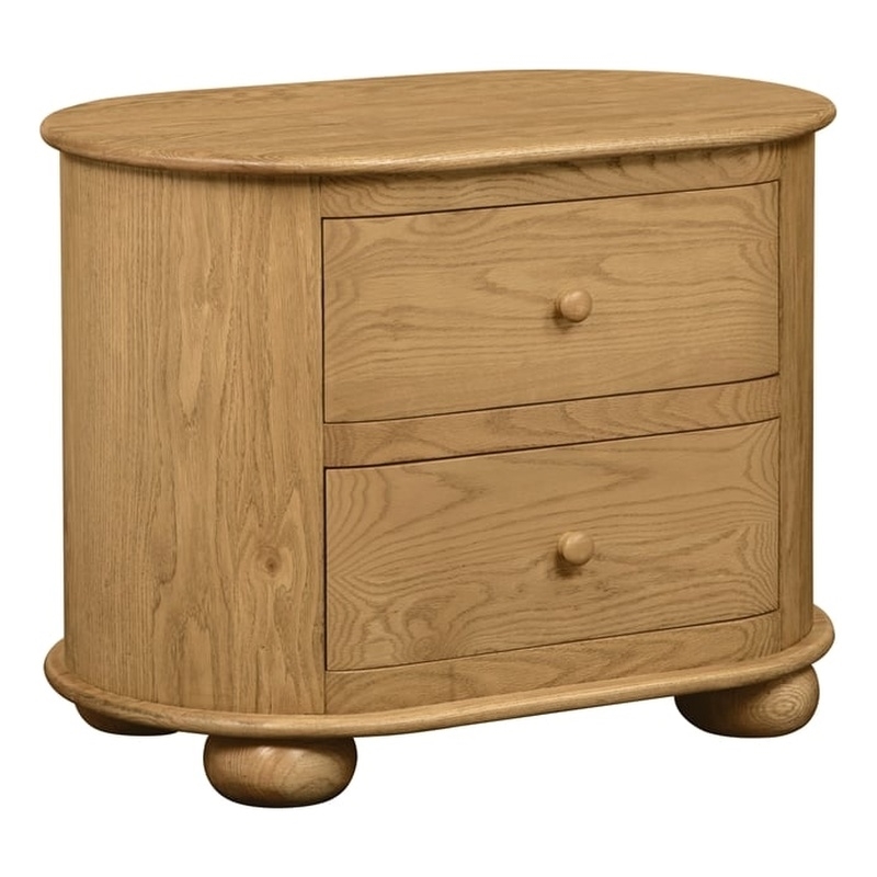 Astrid Bedroom Set With 1 Dresser And 2 Nightstands In Natural Finish