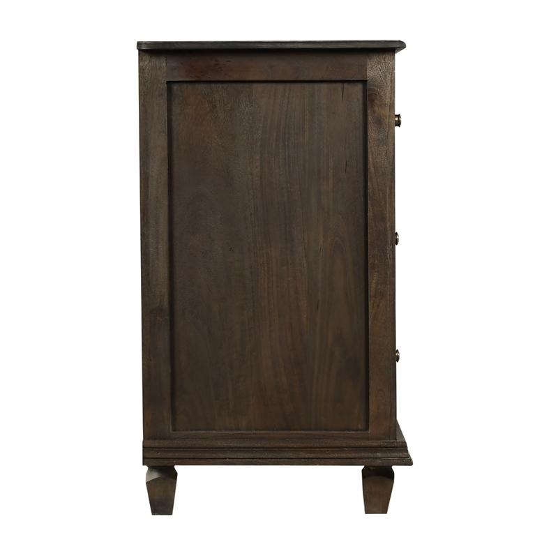 Otis 8 Drawer Double Dresser in Barista Brown Finish on Mango Solid Wood