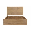 Otis Queen-Size Bed in a Warm Wheat Finish on Mango Solid Wood