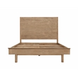 Otis Queen-Size Bed in a Warm Wheat Finish on Mango Solid Wood