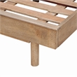 Otis Queen-Size Bed in a Warm Wheat Finish on Mango Solid Wood