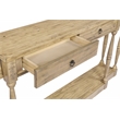 Ravine 4-Drawer Console Table in Toasted Natural Finish on Solid Wood
