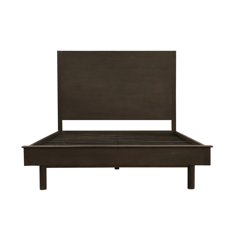 Otis Eastern King Bed in Barista Brown Finish on Mango Solid Wood