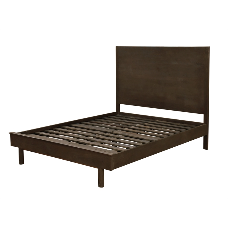 Otis Eastern King Bed in Barista Brown Finish on Mango Solid Wood