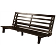 Carson Wood Futon Frame in Java Brown Finish-Mattress Not Included