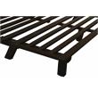 Kodiak Furniture Carson Wood Futon in Java Brown with Marmont Thunder Mattress