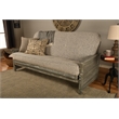 Kodiak Furniture Full-size Futon Mattress in Gray-Frame Not Included