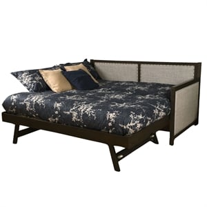 Sloane Daybed in Graystone Finish with Pop Up Trundle-Mattresses Not Included