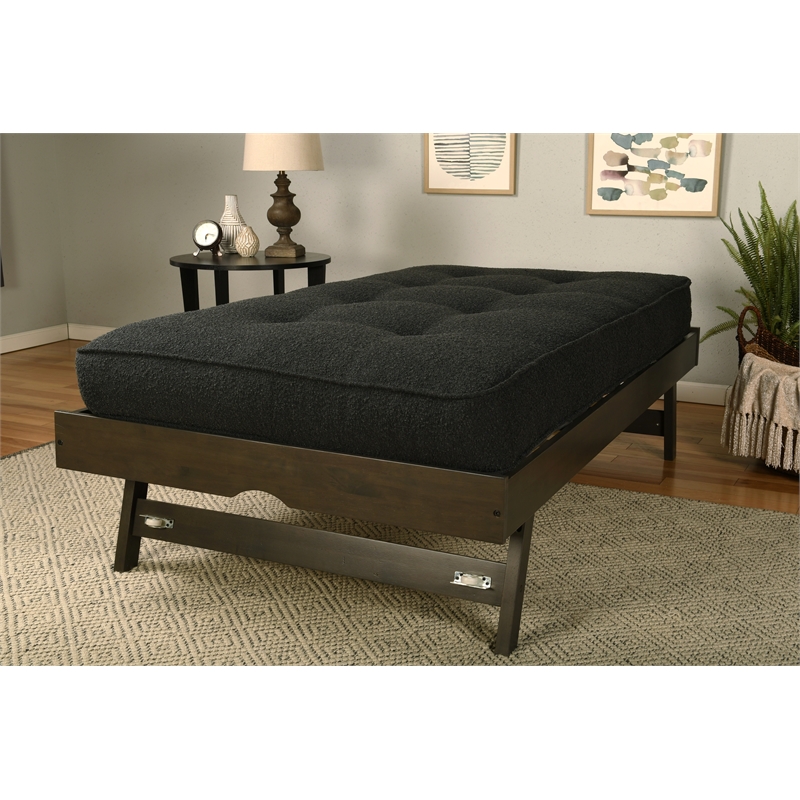 Sloane Wood Pop Up in Graystone Finish - includes Black Mattress