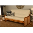 Kodiak Furniture Westport Full-size Wood Futon Set in Honey w/ Cream Mattress