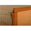 Kodiak Furniture Westport Full-size Wood Futon Set in Honey w/ Cream Mattress