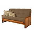 Kodiak Furniture Westport Full-size Wood Futon Set in Honey with Stone Mattress