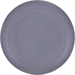 Safdie & Co. Stoneware Dinnerset 12 Piece Embossed Grey Medallion