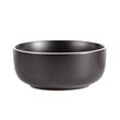 Safdie & Co. Stoneware Dinnerset 12 Piece 2-Tone Cylinder Matte Black