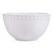 Safdie & Co. Porcelain Dinnerset 12 Piece Rim Rustic Cottage Grey/White