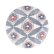 Safdie & Co. Porcelain Dinnerset 16 Piece Round Rim Fez