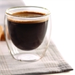 Safdie & Co. Espresso Glass Double Wall 4 PC Set 95ML Barista