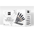 Safdie & Co. Knife 6 Piece Set With Acrylic Stand Black Matt