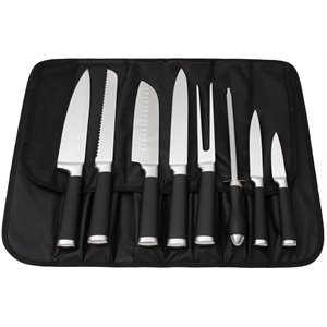 Safdie & Co. Chef Knife 9 Piece Set In Carry Bag