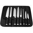 Safdie & Co. Chef Knife 9 Piece Set In Carry Bag