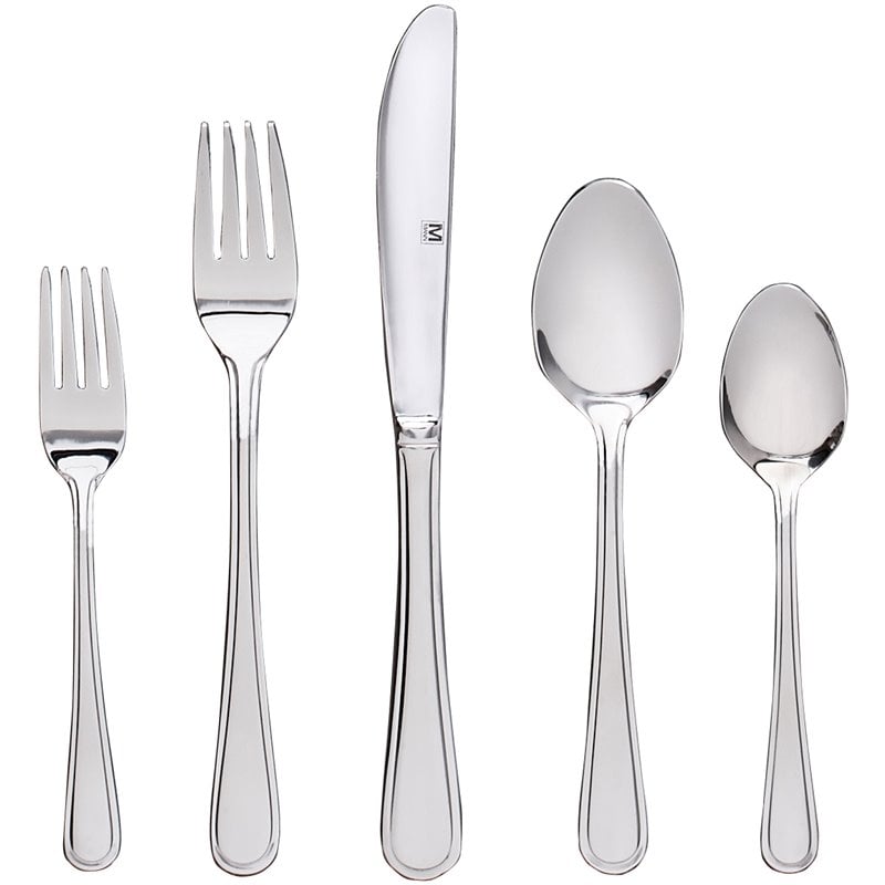 Safdie & Co. Flatware Stainless Steel 40 Piece Set Kelby
