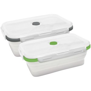Safdie & Co. Zero Food 2PK Storage Container Silicone 800ml