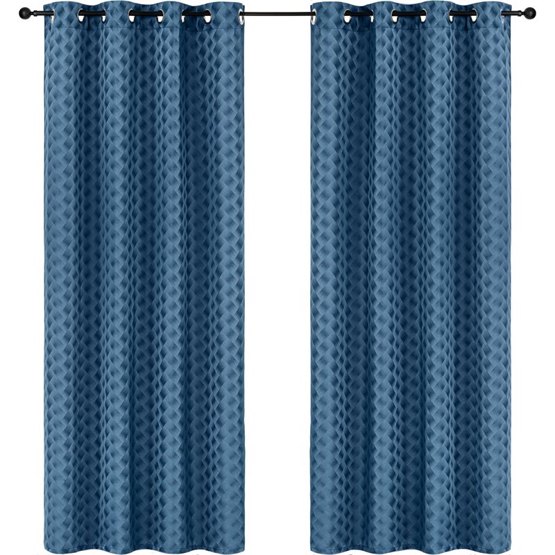 Safdie & Co. Wrinkle Free Curtain Jacquard Brayden 84