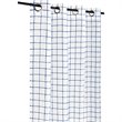 Safdie & Co. Wrinkle Free Curtain Sheer Check 84