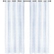 Safdie & Co. Wrinkle Free Curtain Sheer Check 84