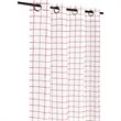 Safdie & Co. Wrinkle Free Curtain Sheer Check 84