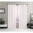 Safdie & Co. Wrinkle Free Curtain Sheer Check 84