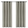 Safdie & Co. Wrinkle Free Curtain Jacquard Brayden 84