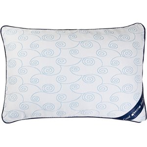 Safdie & Co. Knit Cooling Matelasse Pillow in White