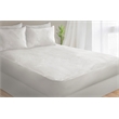 Safdie & Co. Microfiber Bamboo Jacquard Twin Mattress Protector in White