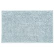 Safdie & Co. Chenille Microfiber Fabric Bath Mat in Light Blue