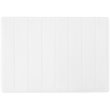 Safdie & Co. Bath Mat Woven Hyper Absorbent Memory Foam in White