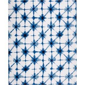 Safdie & Co. 48x60&quot Shibori Ribbed Flannel Ultra-Soft Throw in Multi-Color