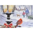 Safdie & Co. Cushion Xmas With Led Christmas Lantern Multi-Color