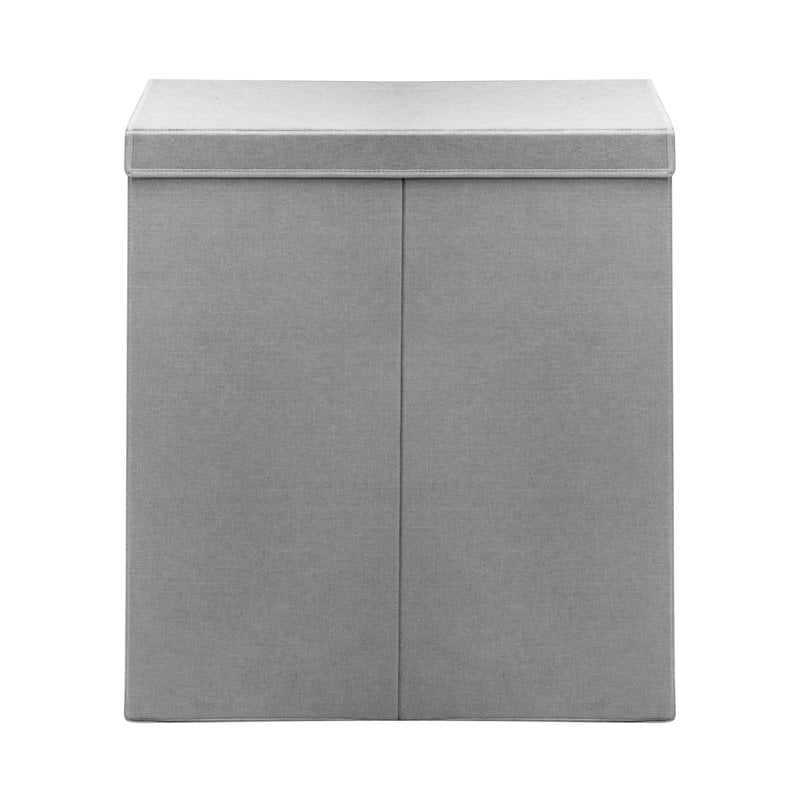 Safdie & Co. Laundry Hamper Double in Grey