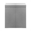 Safdie & Co. Laundry Hamper Double in Grey