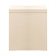 Safdie & Co. Laundry Hamper Double in Beige