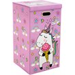 Safdie & Co. Waterproof Laundry Hamper Unicorn Multi-Color