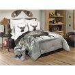 Safdie & Co. 2-piece Deer In Snowy Forest Twin Comforter Set in Multi-Color